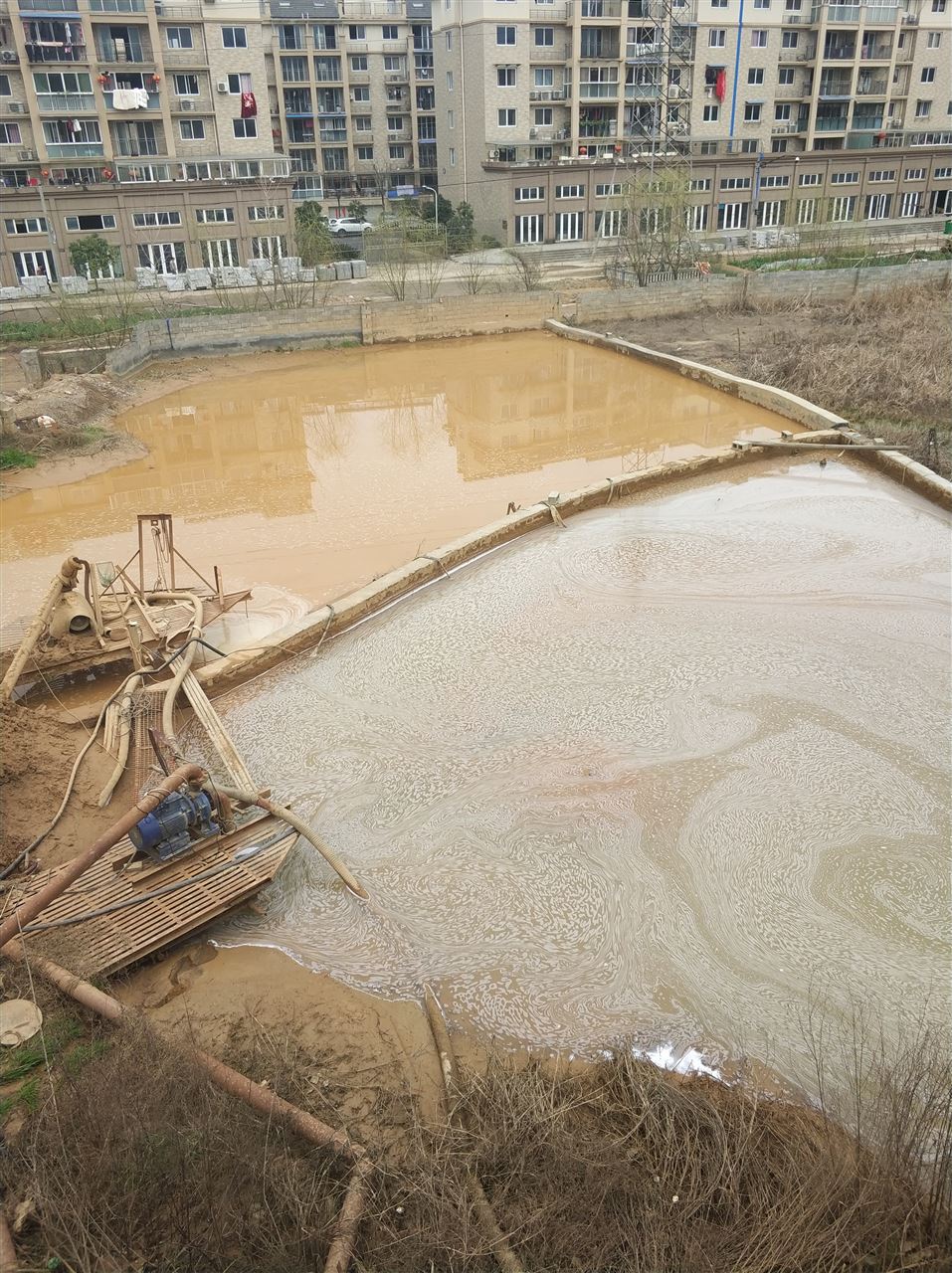 绥江沉淀池淤泥清理-厂区废水池淤泥清淤